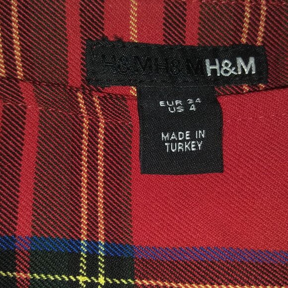 🎄Tartan H&M Skirt Size 4 * Christmas*🎄 - Picture 4 of 5